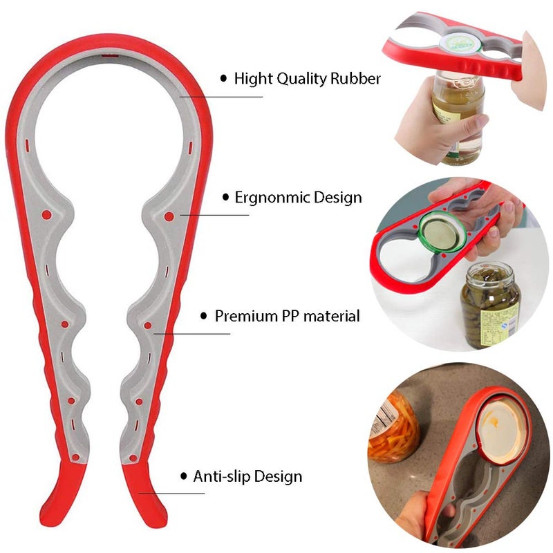 Maxracy Easy-Twist Jar Opener:Maxracy Effortless Lid Opening for Weak Hands & Arthritis | Versatile Bottle Opener | Jar Openers & Bottle Openers - Image 2
